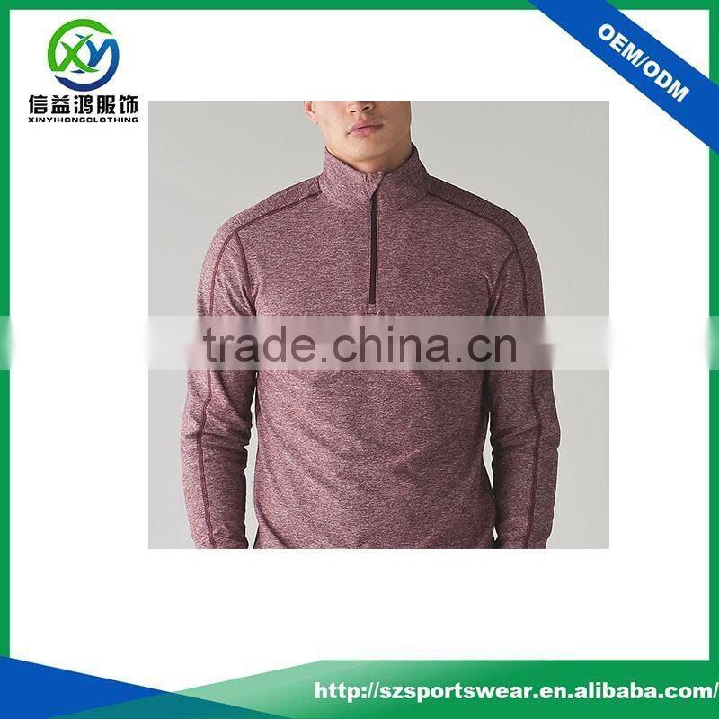 Grey color 100% polyester men breathable muscle fit hoodie plain jacket,gym wear