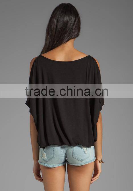 cuffed sleeves elastic hem tops