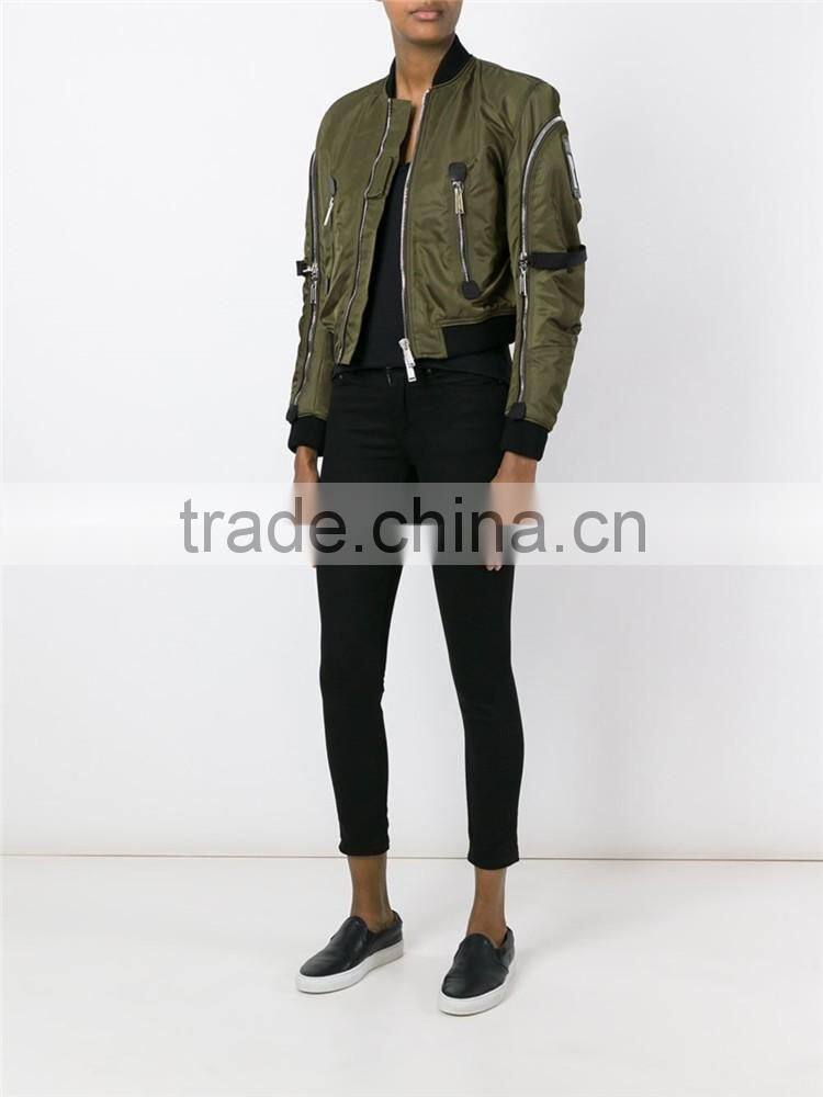 Shandao Wholesale High Quality Plain Dyed Army Green Fashion Ladies Long Summer Coats