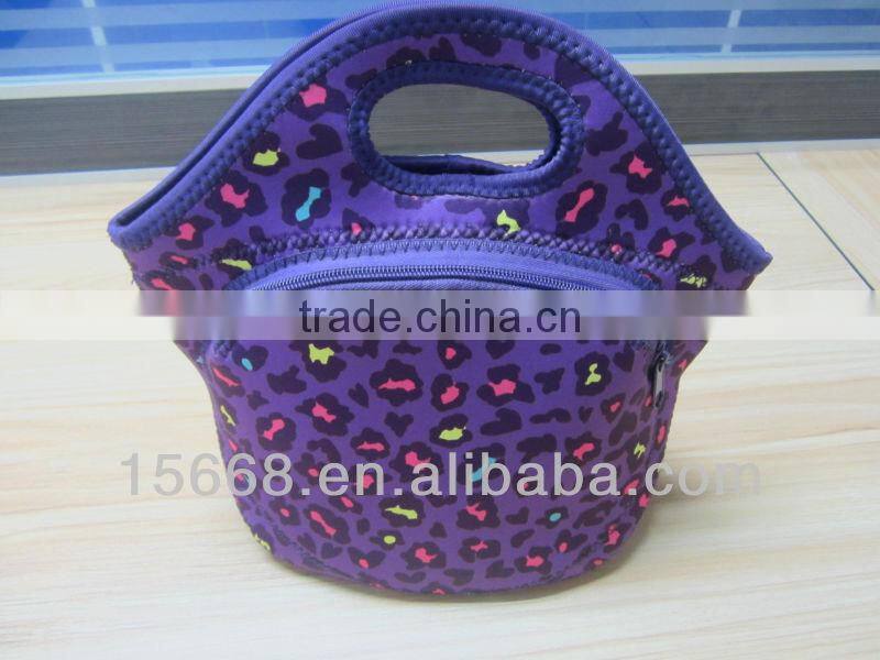 GR-W0078 neoprene fashion hand bag with front bag
