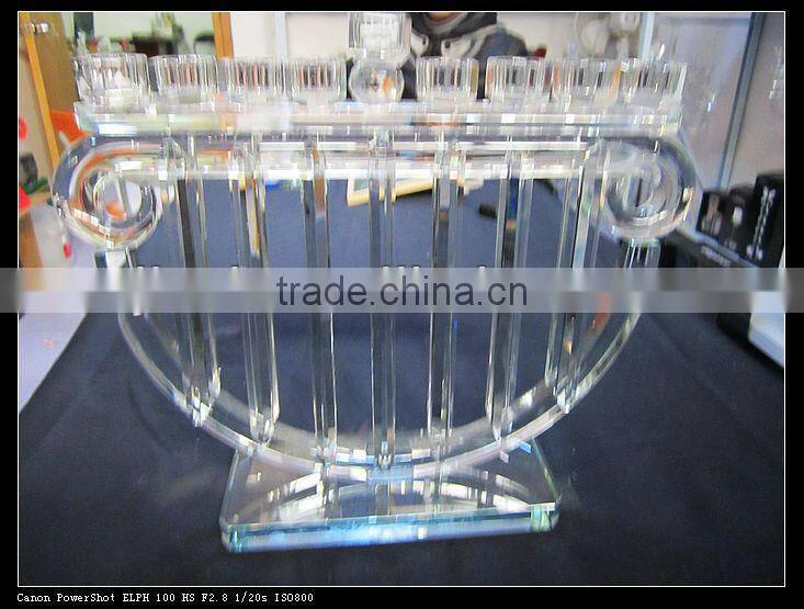 New design Crystal candle holder for home decoration
