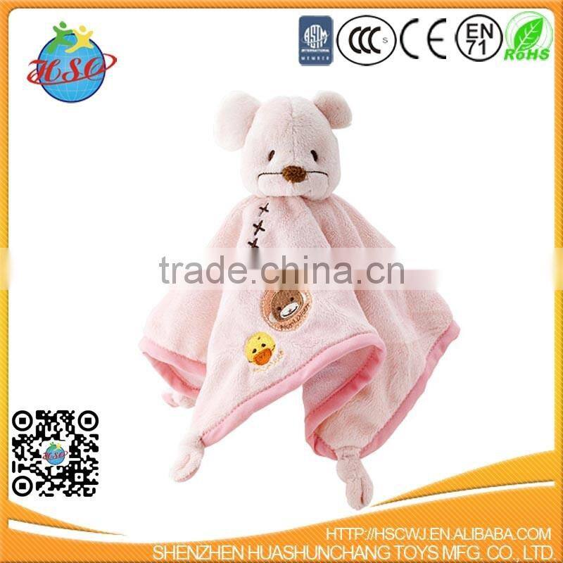 Embroidery Soft Rabbit Animal Blanket
