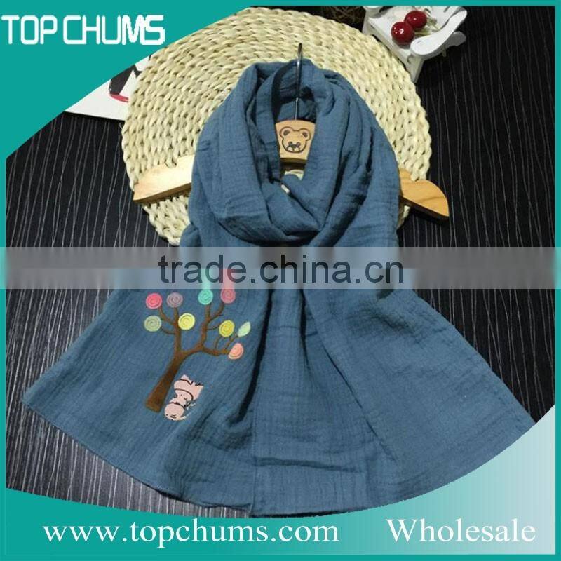 Custom kids scarf High quality made in guangzhou scarf