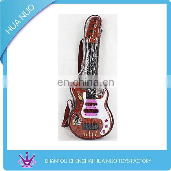 Children plastic toy beautiful guitar set toy