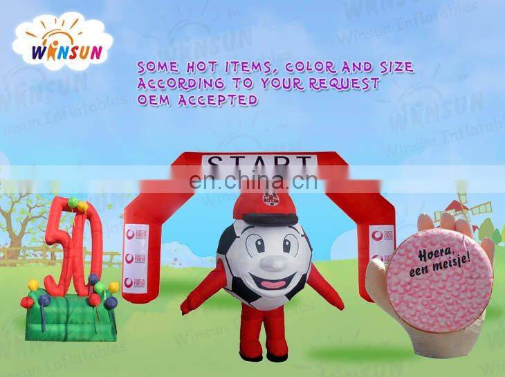 Custom made inflatable cat arch