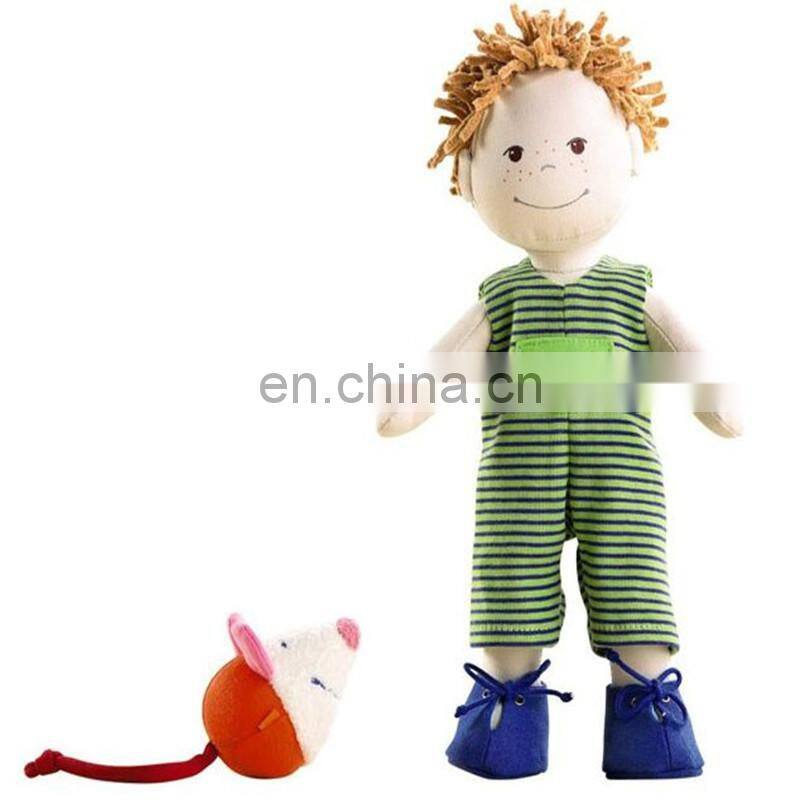 Hand Knitted james doll crochet knit Toys baby Dolls 30cm promotional cartoon knit fabric woven animals toy factory new design