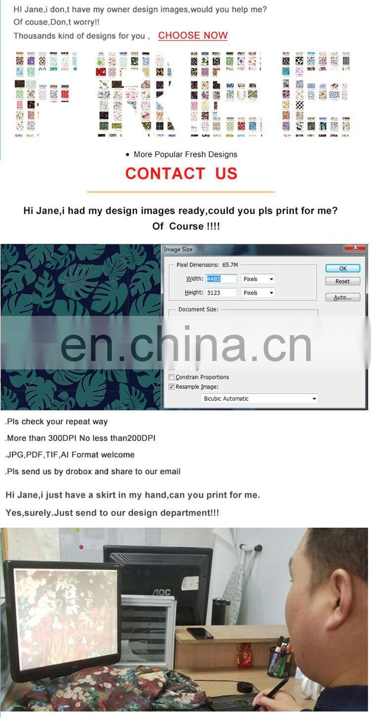China Suppliers Design Digital Printing Bamboo Fabric For Kid Garment