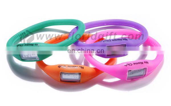 custom silicone rubber wristband watches