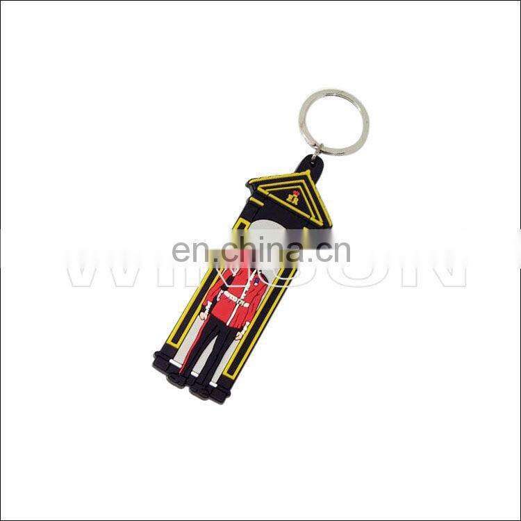 promotion soft pvc keyring/pvc key chain