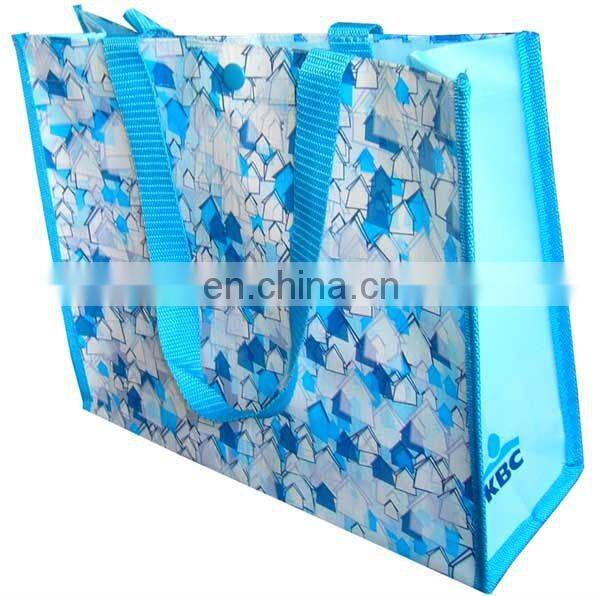 2017 wholesale recyclable high quality low price pp woven bag for shopping