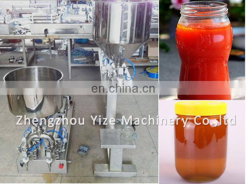 Semi-automatic Honey jar filling machine / ketchup filling machine