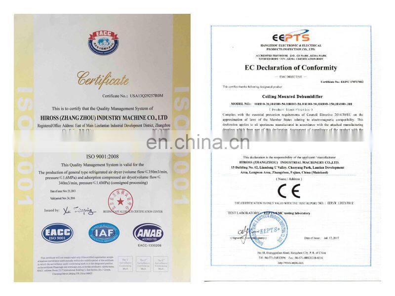 High Efficiency Stainless Steel Sterilizing Air Filter for food and medicine industrial