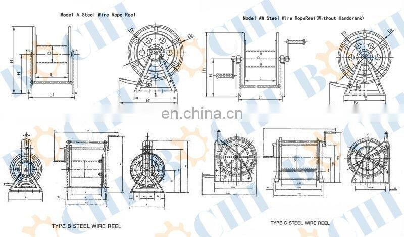 Marine Mooring Rope Reel