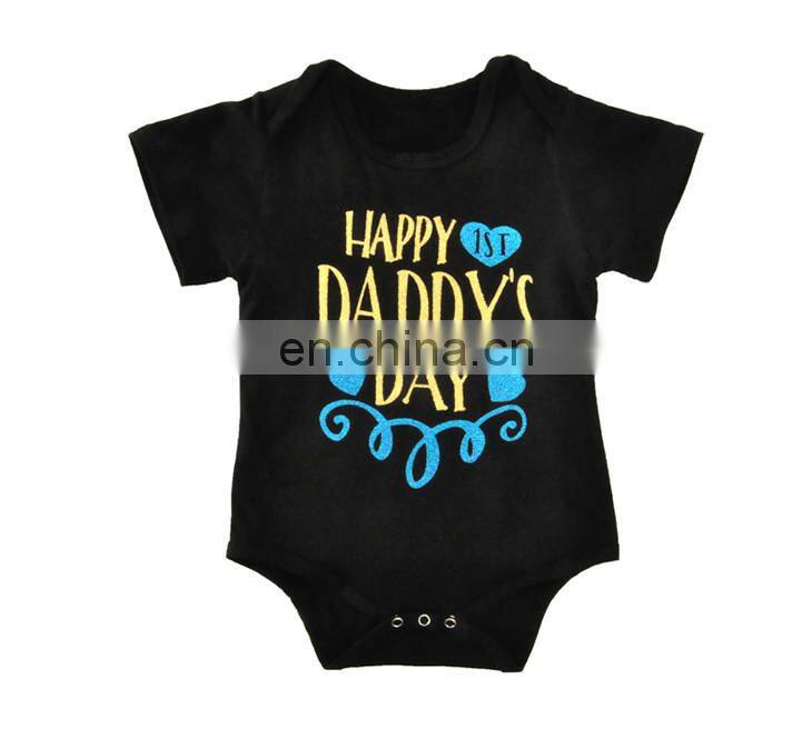 New Design For Daddy's Mommy's Day Romper Cotton Baby Girl Boy Clothes Romper