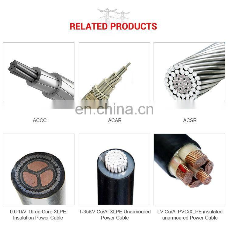 Huadong 3.35mm/4.72mm cable acsr bear/dog conductor sizes