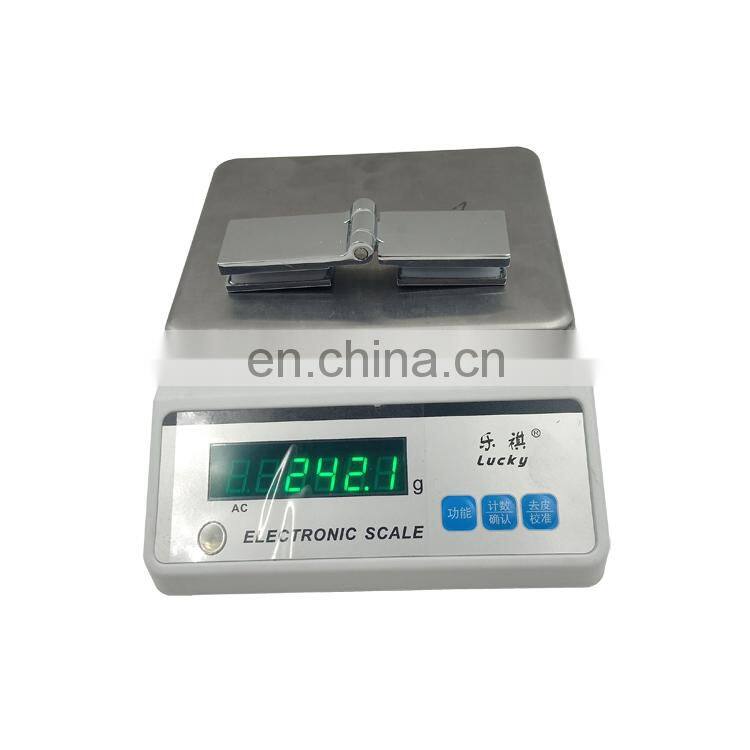 Zinc alloy glass to wall shower door hinges hardware shower glass clamp