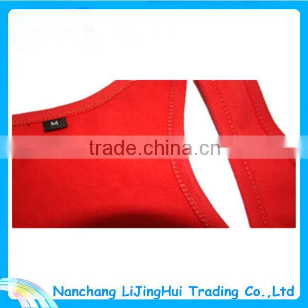 Good quality cotton custom tank top