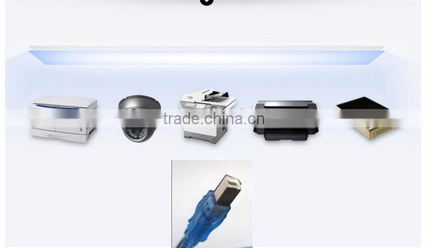 good compatibility transparent 2m / 6Ft USB 2.0 printer cable