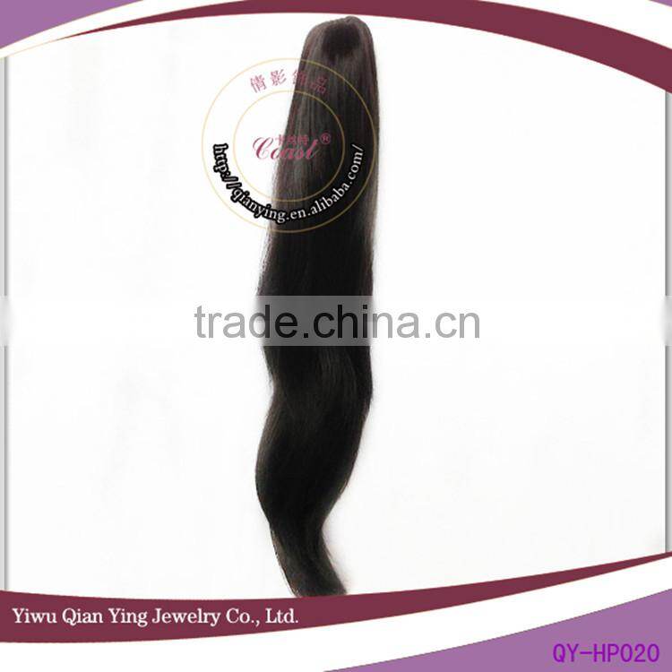 long body wave claw clip black ponytail women hairpieces