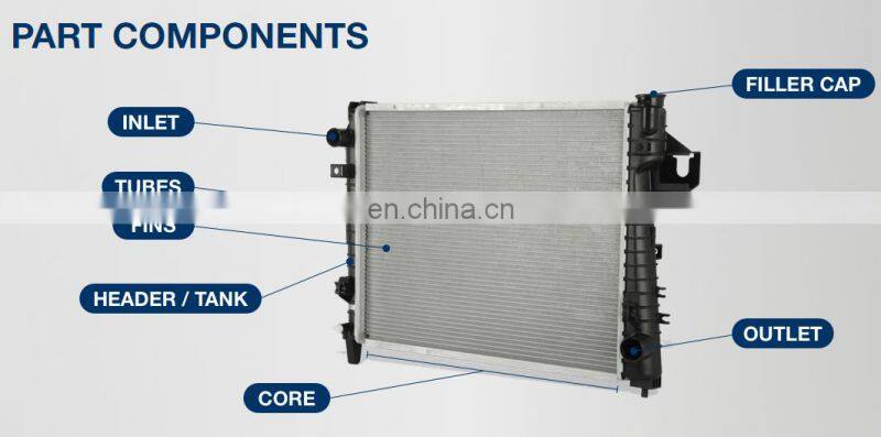 Auto Radiator Plastic Tank for car TIIDA,