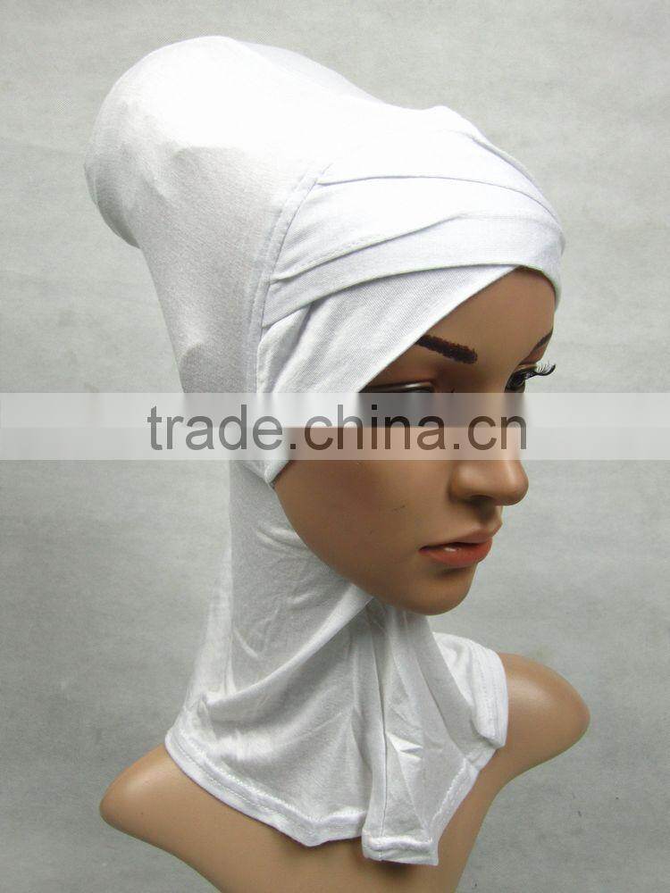 U103 NEW 2014 neck cover cotton ruffle ninja,muslim underscarf