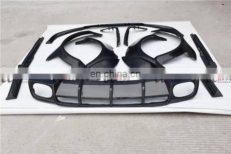 wide body kit for Audi A6 car parts with diffuser