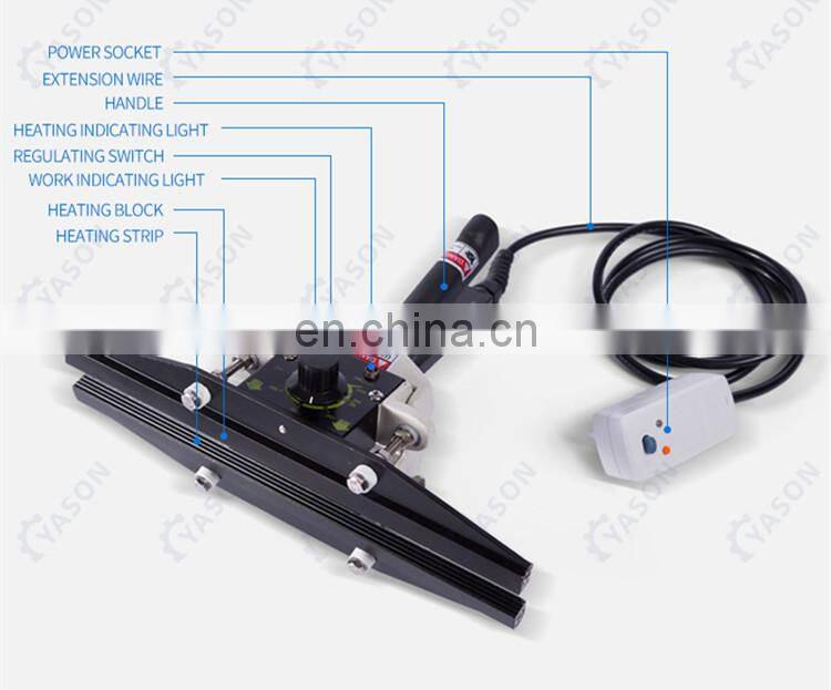 Mini Plastic Bag Sealer Hand Operated Aluminum Foil Bag Sealer