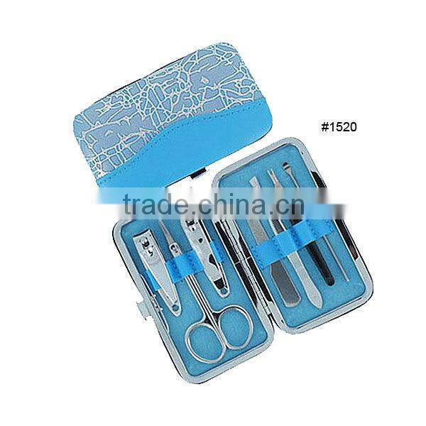 6pcs Pink color lightning popular manicure sets