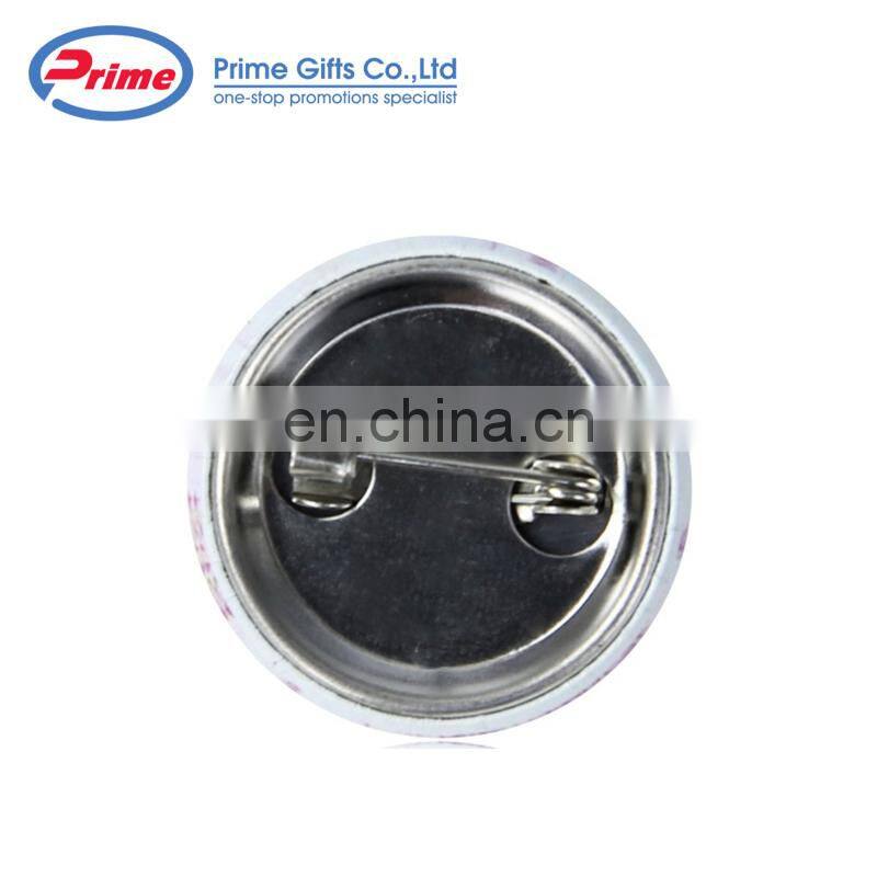 Promotional Name Button Badge with Custom Logo Printed