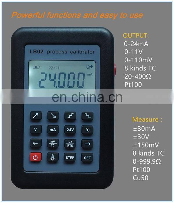 Versatile LB02 Resistance Current Voltmeter Signal Generator Source Process Calibrator