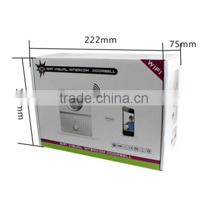New arrival Wireless wifi video door phone with Real-time Monitor,Video Intercom and Remote Control via app for Android/IOS