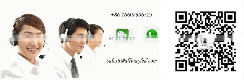 ALLWAY 5w recessed led spot light colorful ring hotel spotlight