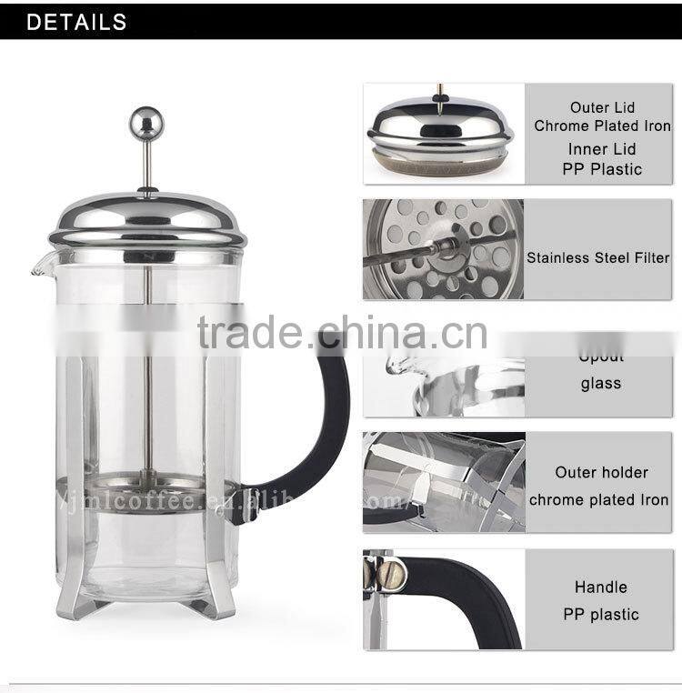 French press coffee and tea,sterling pro durable cofee 1000ml,chambord coffee press