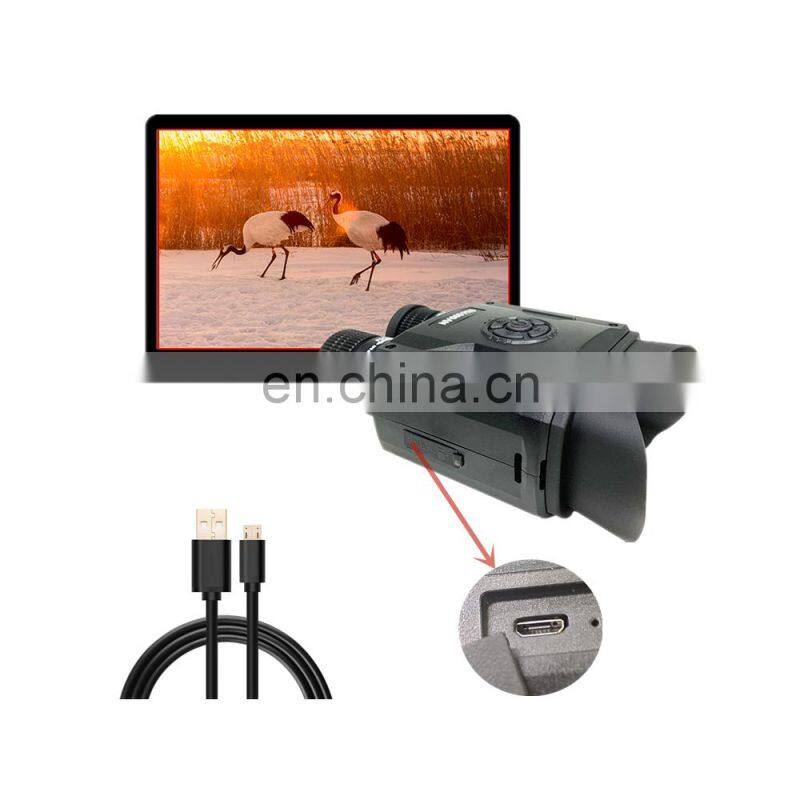 New design NV600 Pro 3.5-inch large screen infrared HD digital 500M hunting night vision binoculars