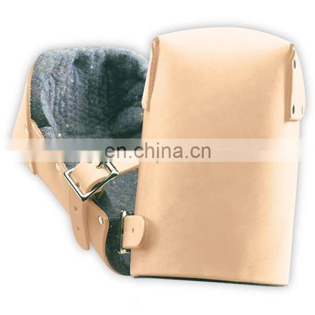 Leather EVA foam Elastic strap Soft Work Flooring Knee Pads for construction carpenter working Protection Leather Knee Pads