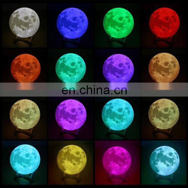 Hot Popular Customizable Nasa 3D Moon Lamp Night Light