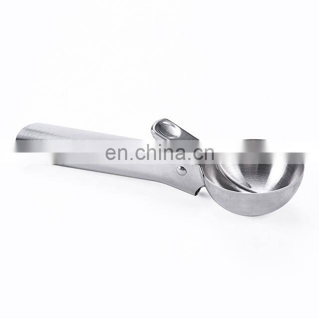 Amazon Top Seller 2021 Kitchen Accessories Icecream Ice Cream Tools Food Grade Stainless Steel Ice Cream Scoop
