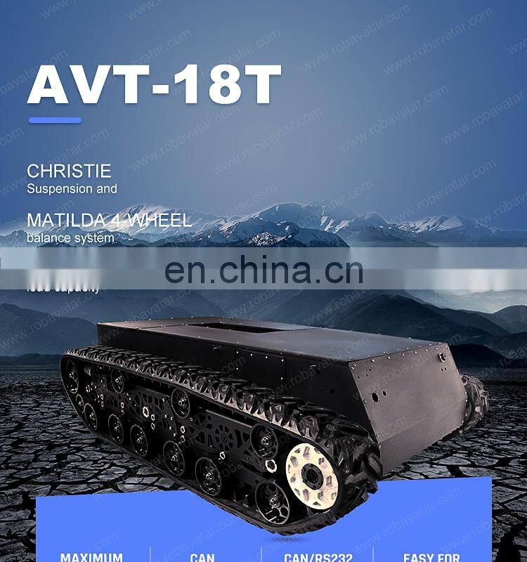 military surveillance robot chassis