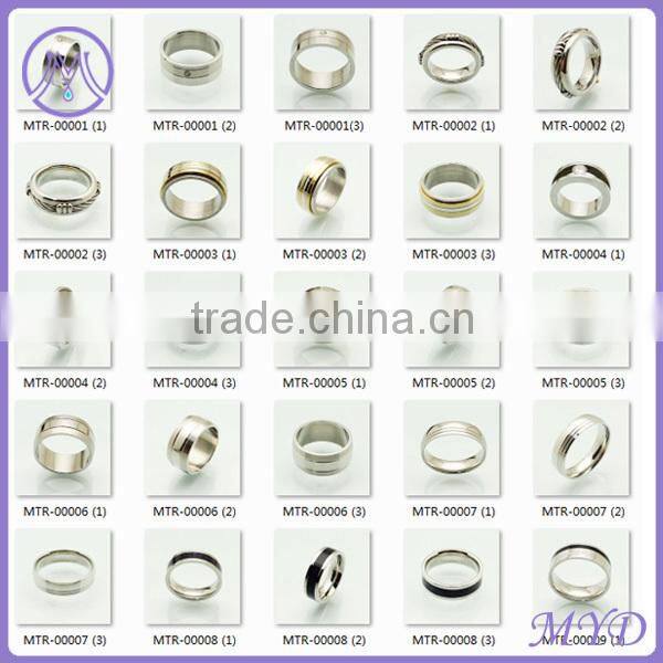 China wholesale jewelry stainless steel mens rings