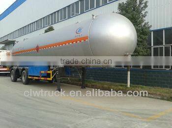reasonable price new lpg gas tanker semi trailer, 3 axles semi trailer