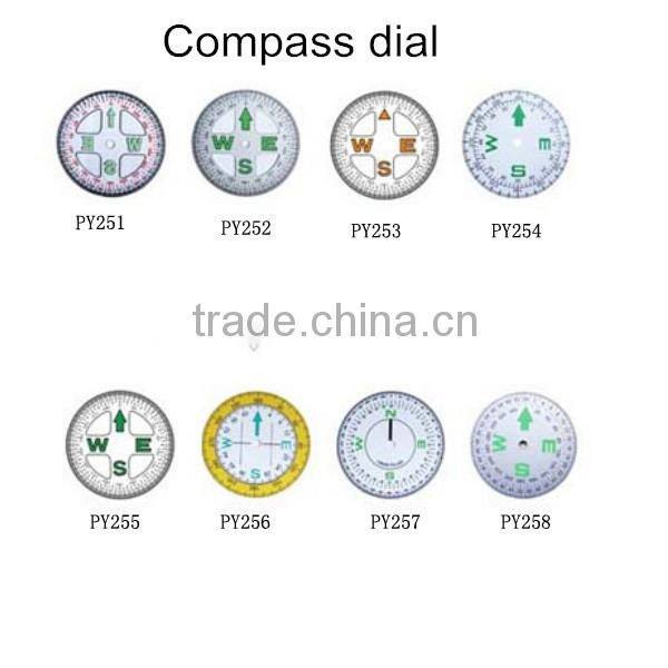 YUETOR Brand Zinc alloy Lensatic Compass with 1:25000m map scale