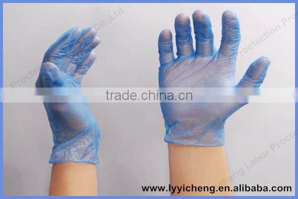 Hairdressing and making up disposable PVC gloves
