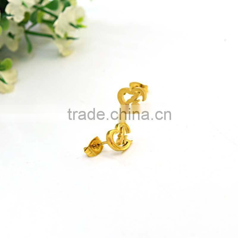 Stud earrings for women stainless steel cute daily wear earrings