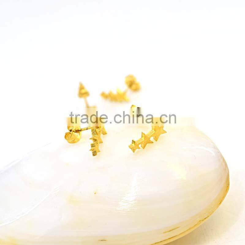 costume jewelry ladies earring designs picture gold stars earring