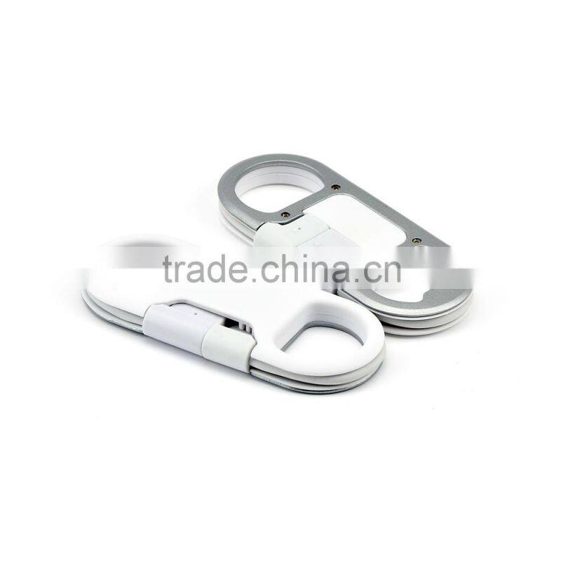 Micro USB Cable Data Cable For Samsung Galaxy Keychain Bottle Opener