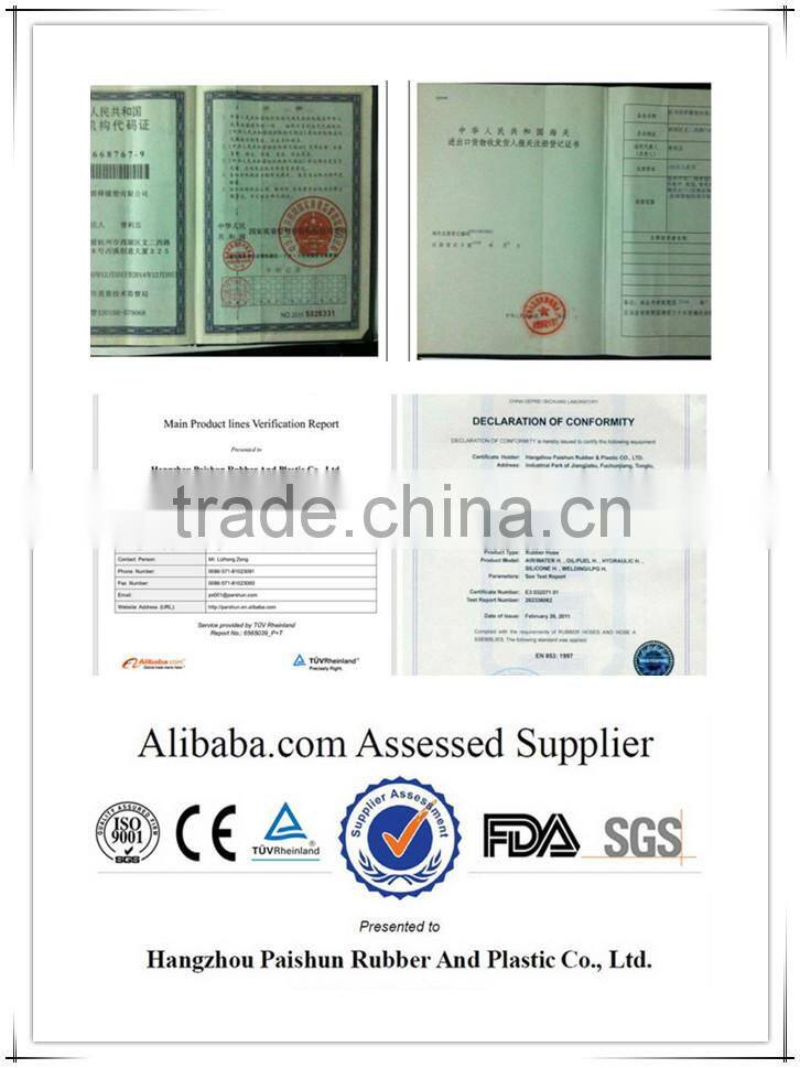 Braided synthetic polyester thread reinforced oxygen acetylene twin hose for gas soldering