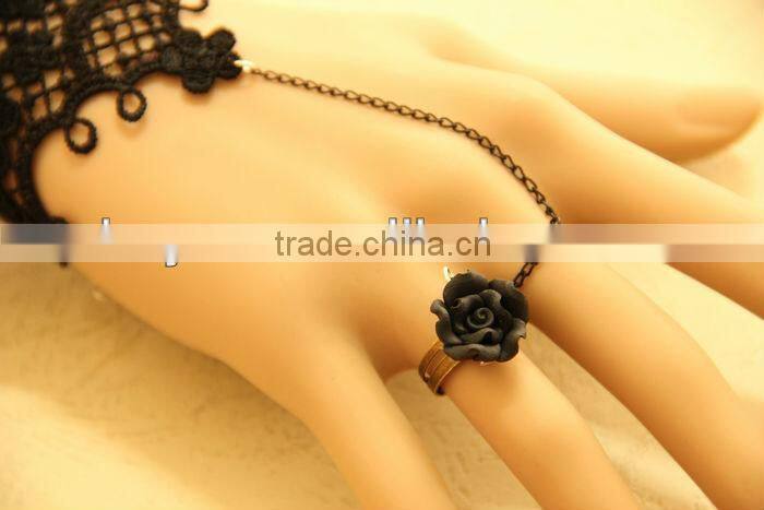 2013 New Arrival Fairy Vintage Lace Bracelets Rings Charm Bracelets Women Fashion Accessories Gothic Jewelry