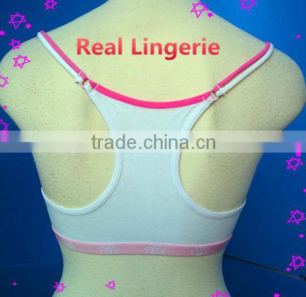 White Sport Bra, Front Closure