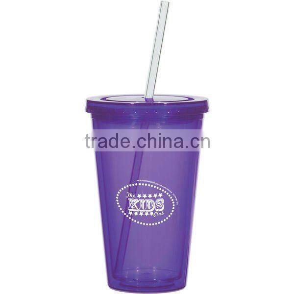 Plastic Double wall cup - 22OZ double wall tumbler 16oz