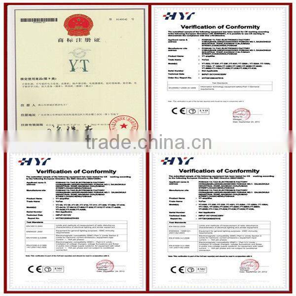 boombox subwoofer amplifier YT-118A with CD/VCD/DVD input